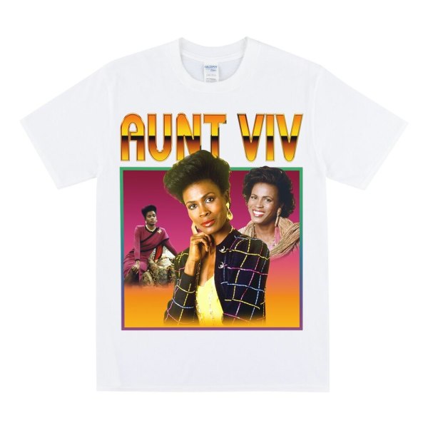 AUNT VIV -kunnianosoitus T-paita White L