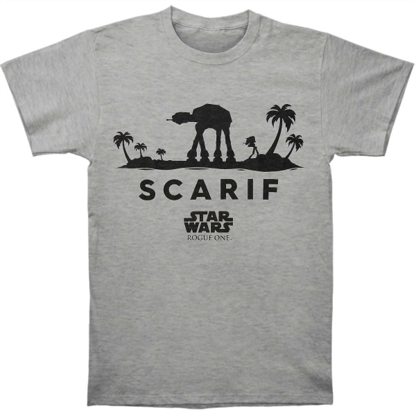 Star Wars Rogue One AT-AT Silhuett Scarif T-skjorte S