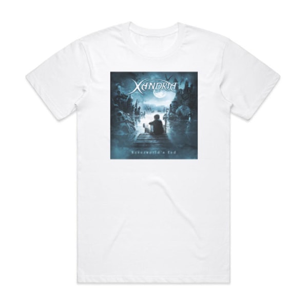 Xandria Neverworlds End Album Cover T-Shirt White XL