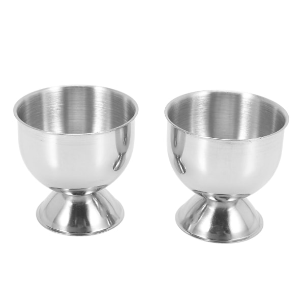 Eggkoppbrett i rustfritt stål, holder for kokte egg, kan gjøres om til 6 sett med små vinglass