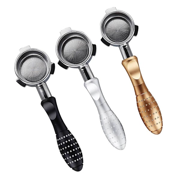 54 mm pohjaton portafilter, sopii 870/878/880 suodatinkoriin, espressokoneen tarvikkeet, hopea