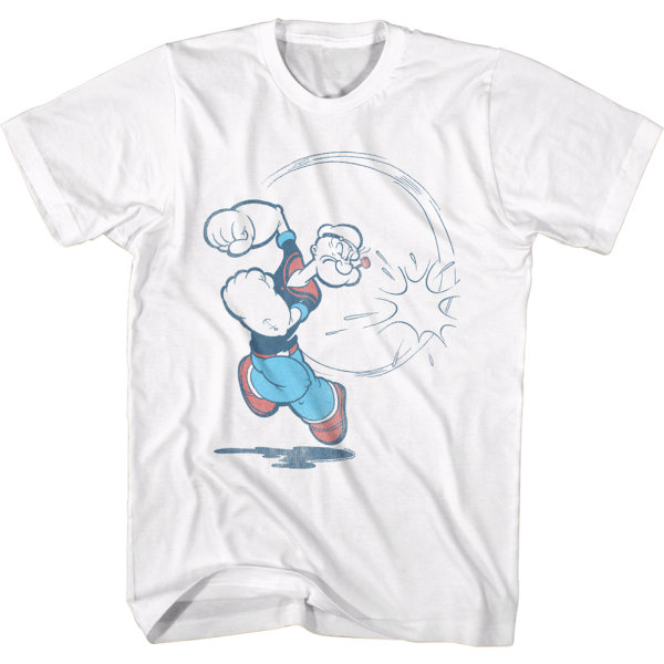 Vridbar Punch Popeye T-shirt XXXL