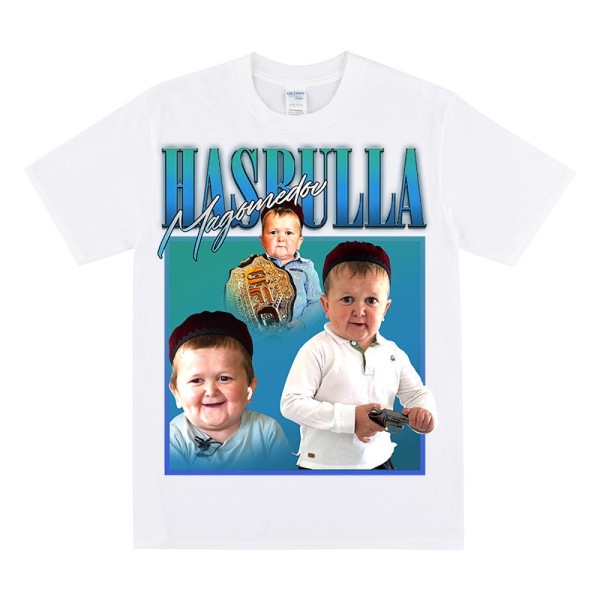 HASBULLA Hyllning T-shirt White XXL