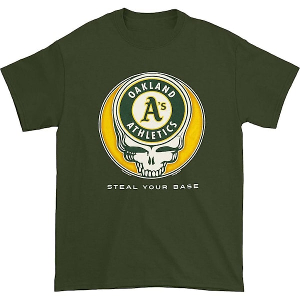 Grateful Dead Oakland Athletics Steal Your Base T-shirt XL