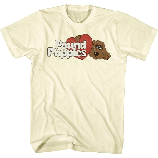 Klassisk logotyp Pound Puppies T-shirt XXXL
