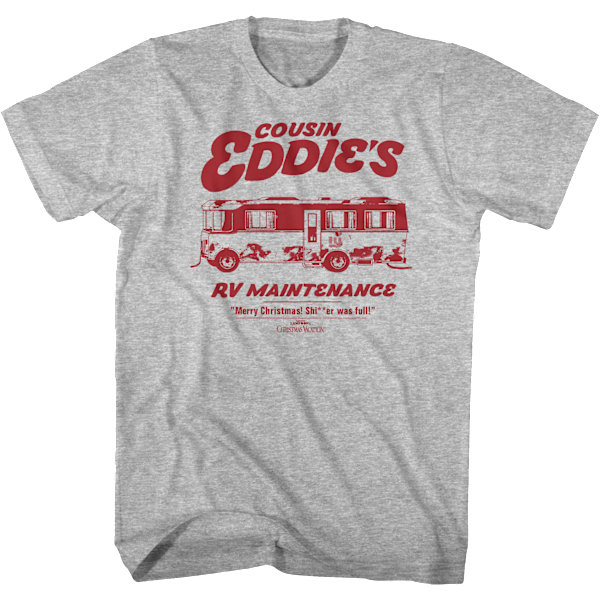 Cousin Eddie's RV Vedligeholdelse Juleferie T-shirt M