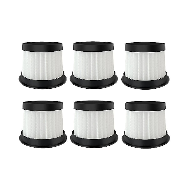 6 stk Vaskbare HEPA-filtre for Delmar CM300S/CM400/CM500/CM800/CM900 Midd Remover Erstatning