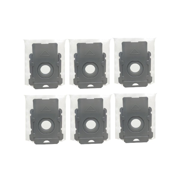 6 stk. Erstatningsposer for I3 I7 I7+ S9 E5 I7 Plus E6 S9+ Clean Base støvsugerdeler støvpose