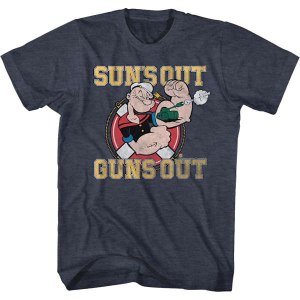 Solen Er Ude, Kanonerne Er Fremme Popeye T-shirt M