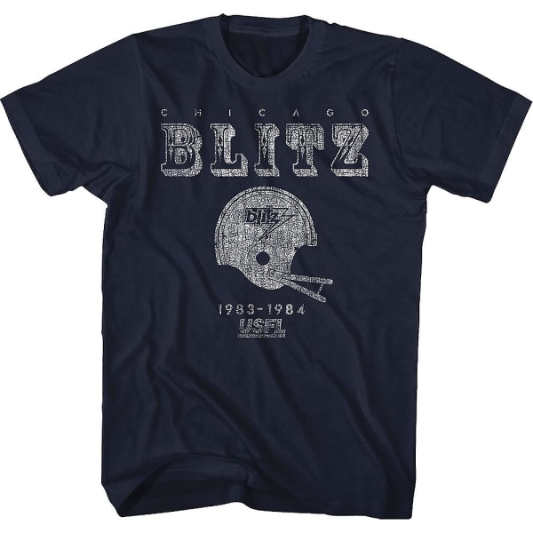 Chicago Blitz USFL T-paita L