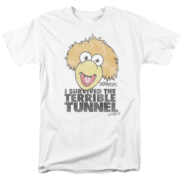 Jag Överlevde Den Fruktansvärda Tunneln Fraggle Rock T-Shirt XXL