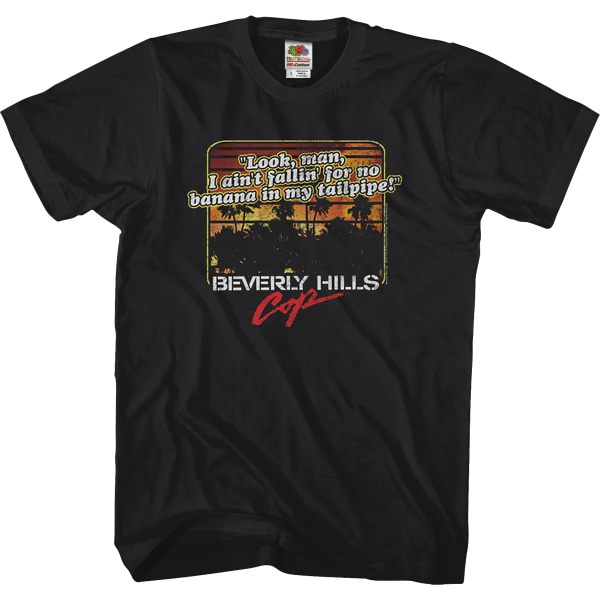 Banana In My Tailpipe Beverly Hills Cop T-skjorte L