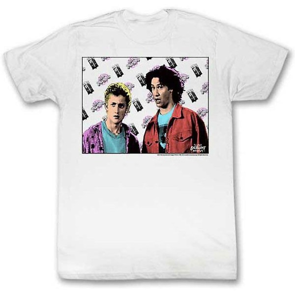 Bill og Ted's Excellent Adventure Flyin T-skjorte XXL