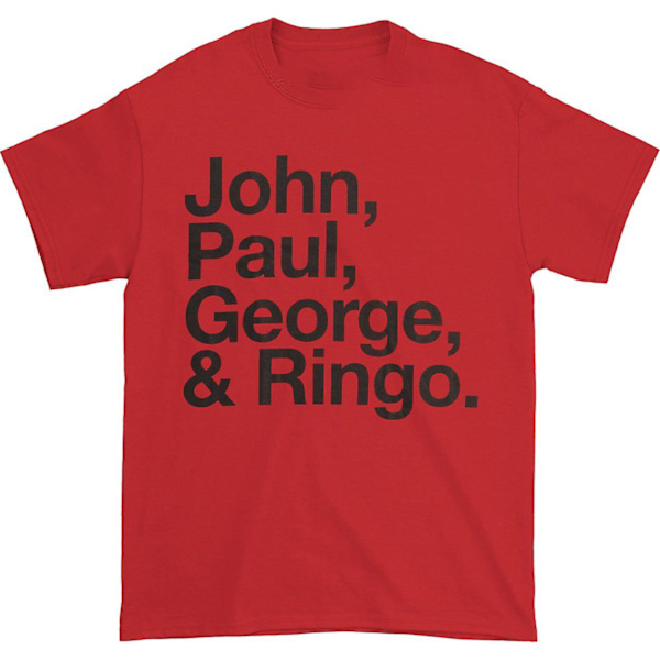 Beatles John, Paul, George & Ringo T-paita M