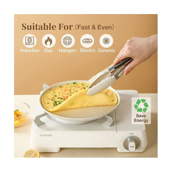 Crêpepande, pandekagepande, æggepande, omeletpande, dosa-pande, taco-pande med flade kanter