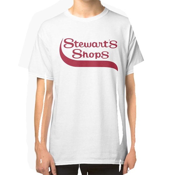 T-shirt med logotyp från Stewarts butiker L