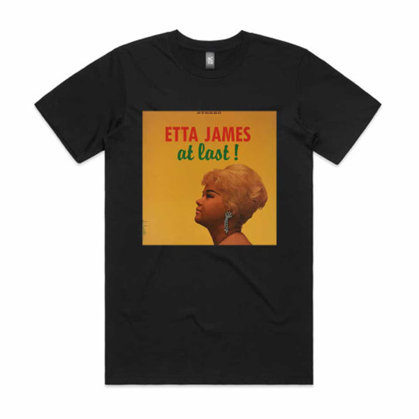 Etta James At Last Album Cover T-Shirt Sort M