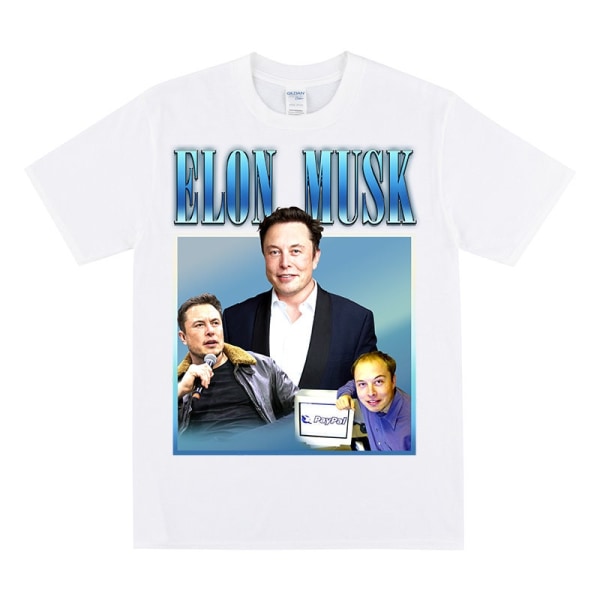 ELON MUSK Hyllningströja White S