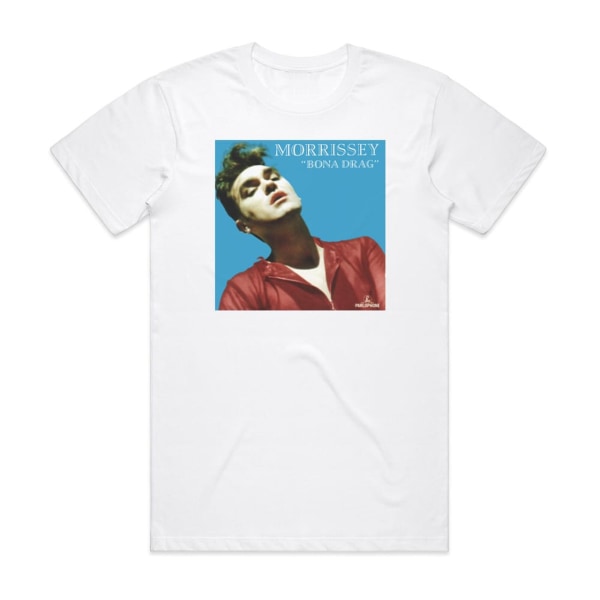 Morrissey Bona Drag Album Cover T-Shirt Vit S
