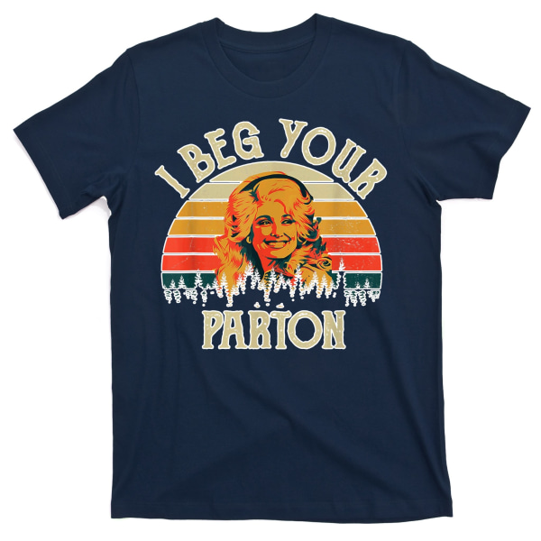 Vintage I Beg Your Parton Rolig T-shirt M