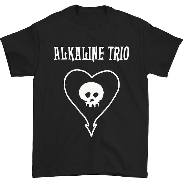 Alkaline Trio Klassisk Heartskull T-shirt S