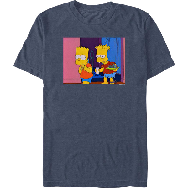 Bart og Hugo The Simpsons T-skjorte M