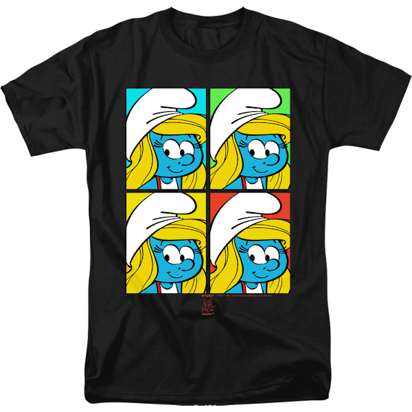 Smurffi Pop Art Smurffit T-paita M