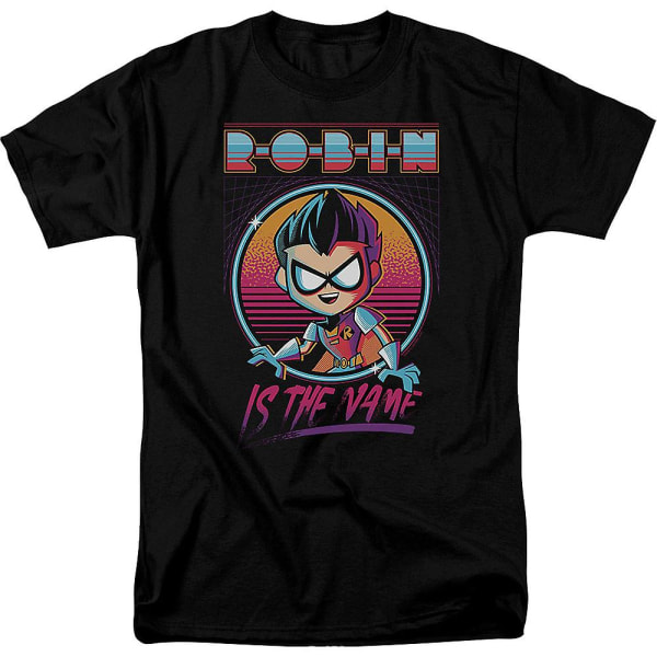 Robin Is The Name Teen Titans Go T-Shirt XL