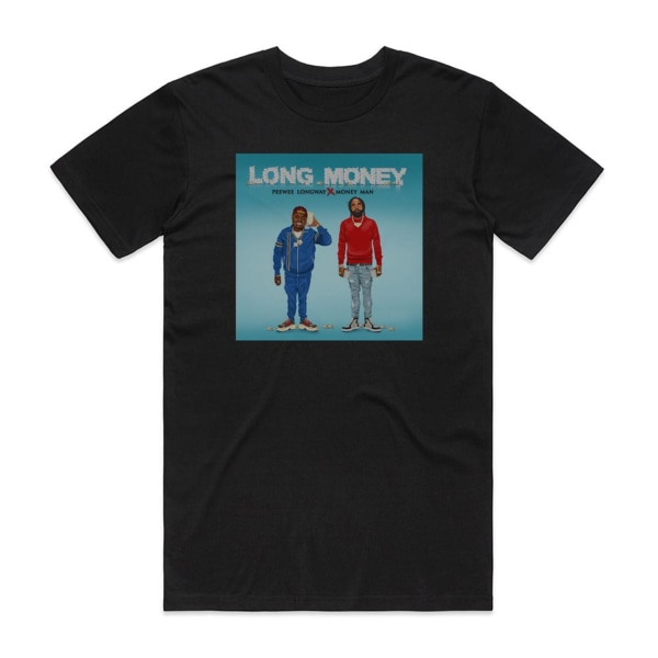 Money Man Long Money Album Cover T-paita Musta XXXL