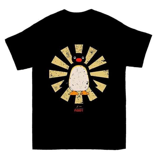 Pingu Noot Retro japansk T-shirt L