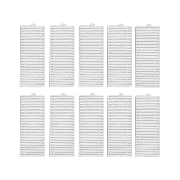 10 stk Støvsuger Reservedeler HEPA-filter for 360 S8 S8 Plus Robotstøvsuger C