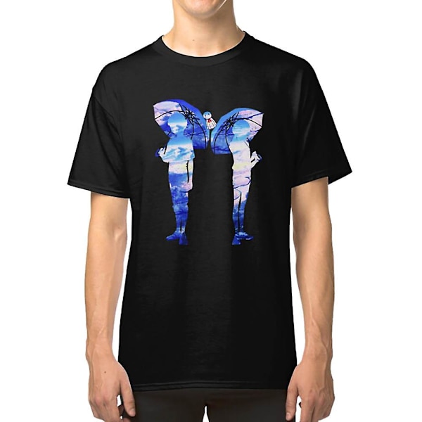 Weathering With You Tenki no Ko Anime Hina & Hodaka Anime T-shirt M