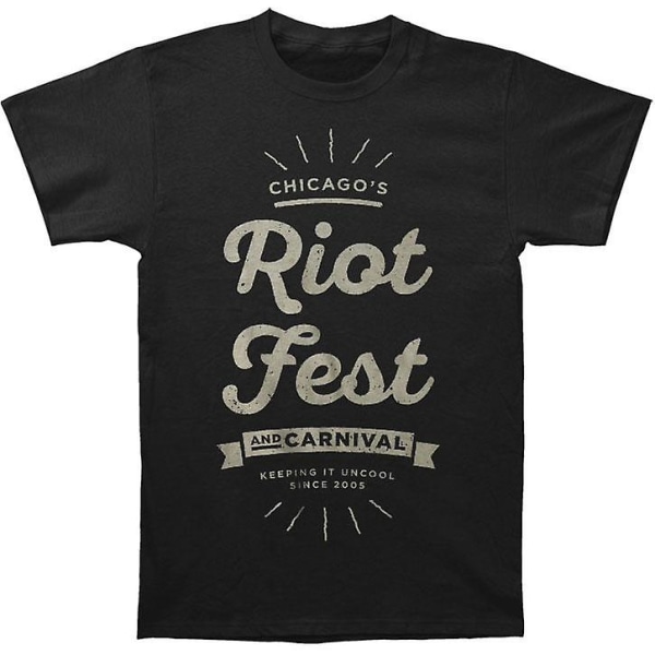 Riot Fest Uncool T-paita M