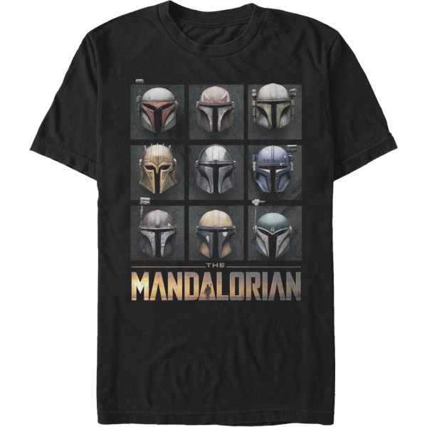 Bounty Hunter-hjälmar Star Wars The Mandalorian T-shirt L