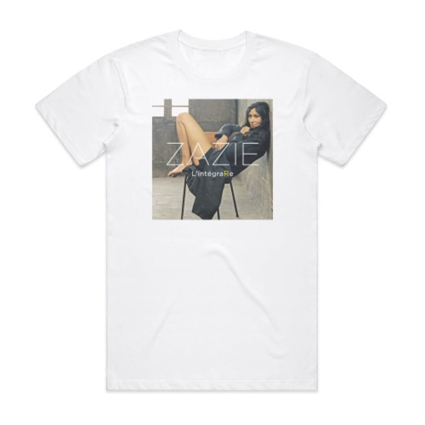 Zazie Lintgrale Album Cover T-shirt Hvid L