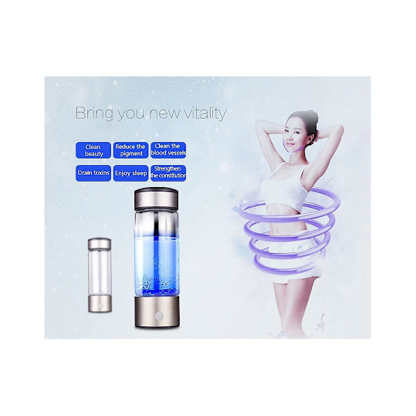 Titan Portable Vätevattenkopp Vattenjoniserare/Generator Super Antioxidant eller pH Väte