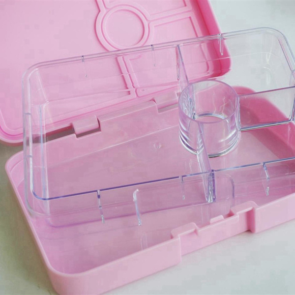 2X Lunchbox för Barn/Vuxna med Fack, Skol-Lunchbox, Läckagesäker