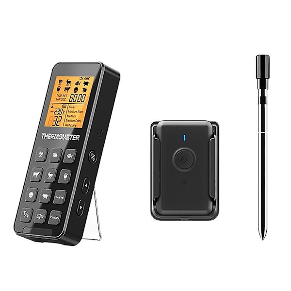 Digital Trådlös Kötttermometer - Mattermometer med 1 Sonda - Fjärrstyrd Mattermometer, F