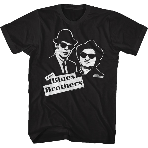 Elwood og Jake Sketch Blues Brothers T-shirt L