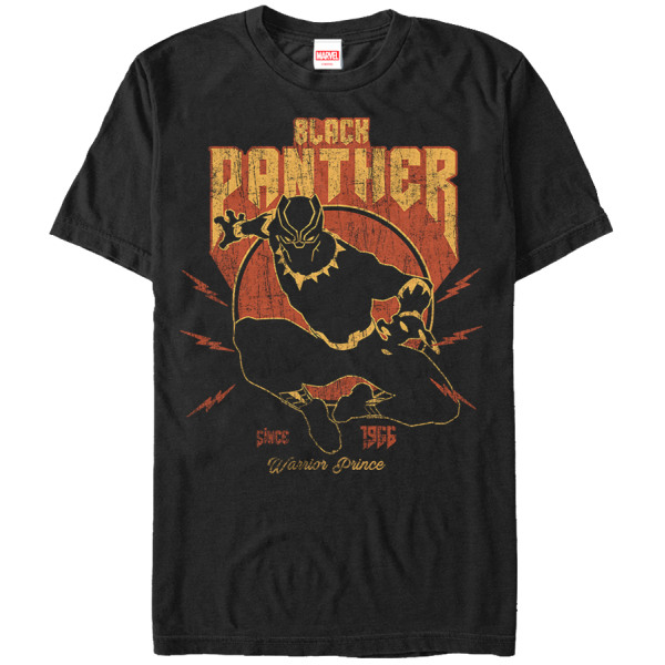 Warrior Prince Black Panther T-Shirt New M