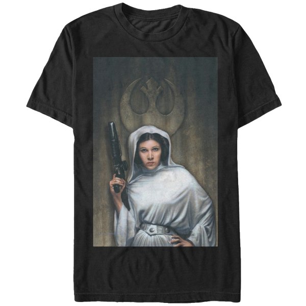 Prinsessan Leia Målning Star Wars T-shirt XXXL