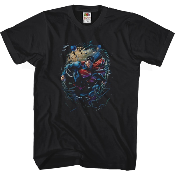 Jim Lee Unchained Superman T-paita Uusi L