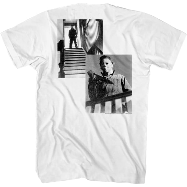 Michael Myers Trappstege Foto Halloween T-shirt XXL