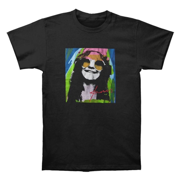 Janis Joplin Psykedelisk T-shirt S