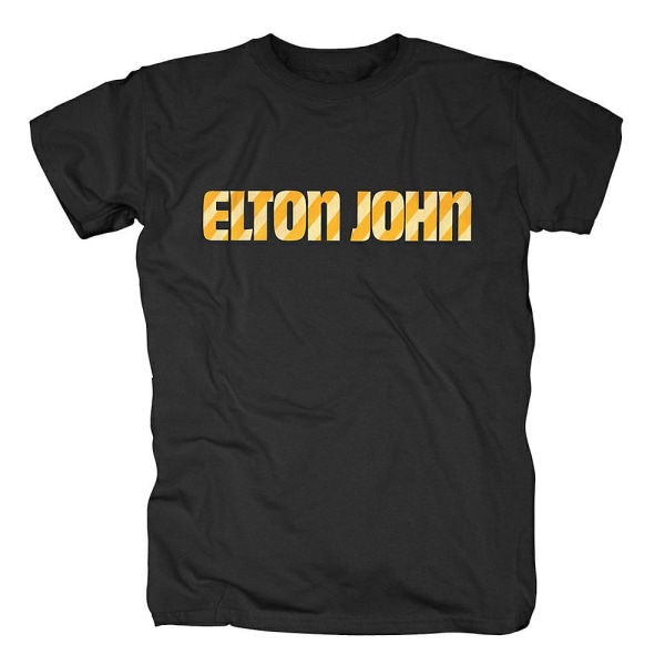 Elton John Stripe Logo T-skjorte XXL