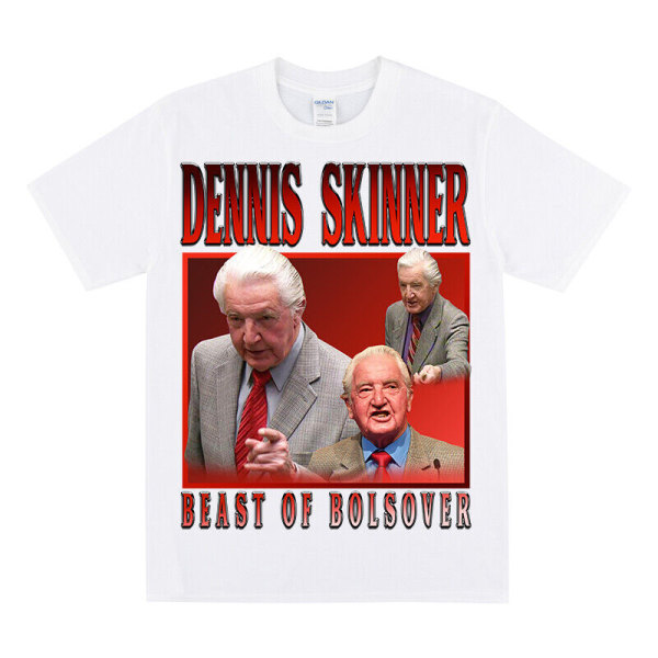 DENNIS SKINNER Tribute T-skjorte White L