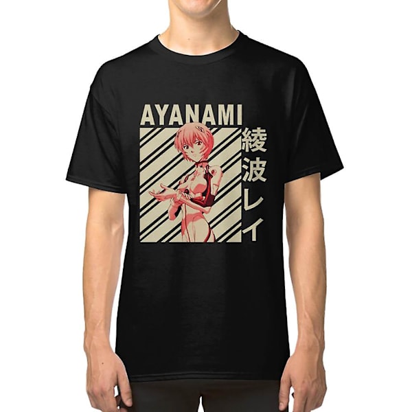 Rei Ayanami - Vintage Taide T-paita M