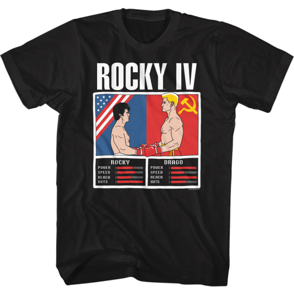 Rocky vs Drago Video Game Rocky IV T-Shirt L