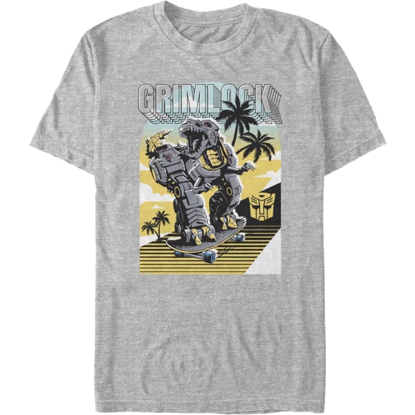 Grimlock Skateboard Transformers T-shirt M