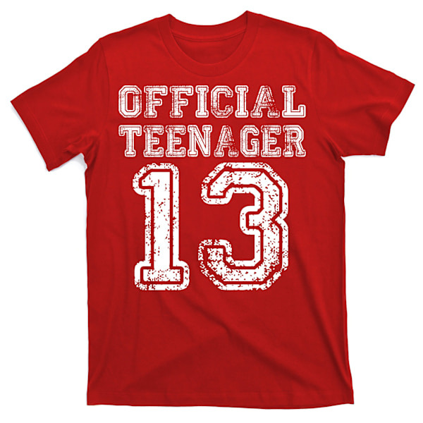 Officiell T-shirt för 13-årig tonåring XXL